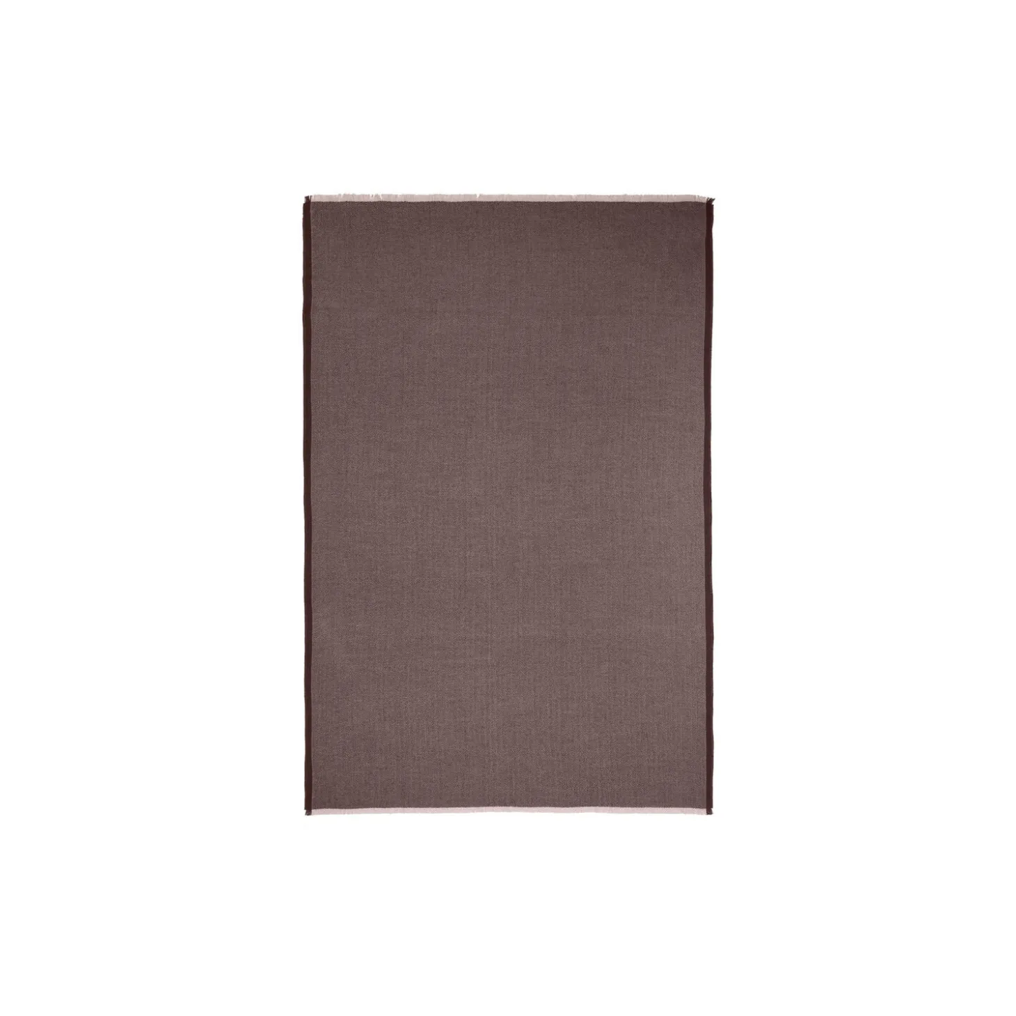 Herringbone plaid, chocolate/beige