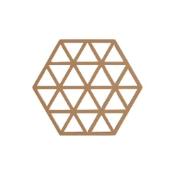 Hexagon bordskåner, terracotta