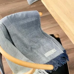 Horizon plaid, dark blue