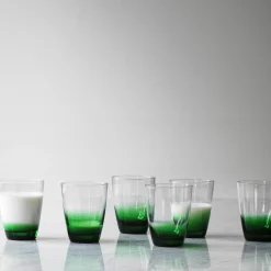 Hue glas, green