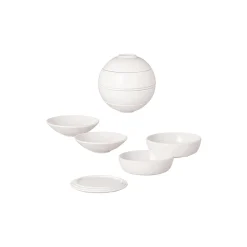 Iconic La Boule serveringssæt med 7 dele, white