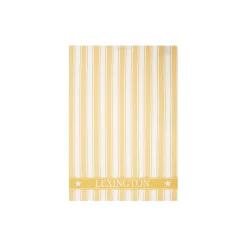 Icons Cotton Twill Waffle Striped viskestykke, yellow/white