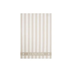 Icons Cotton Twill Waffle Striped viskestykke, beige/white