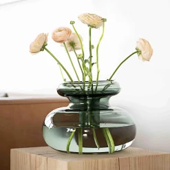 Inu vase, moss green