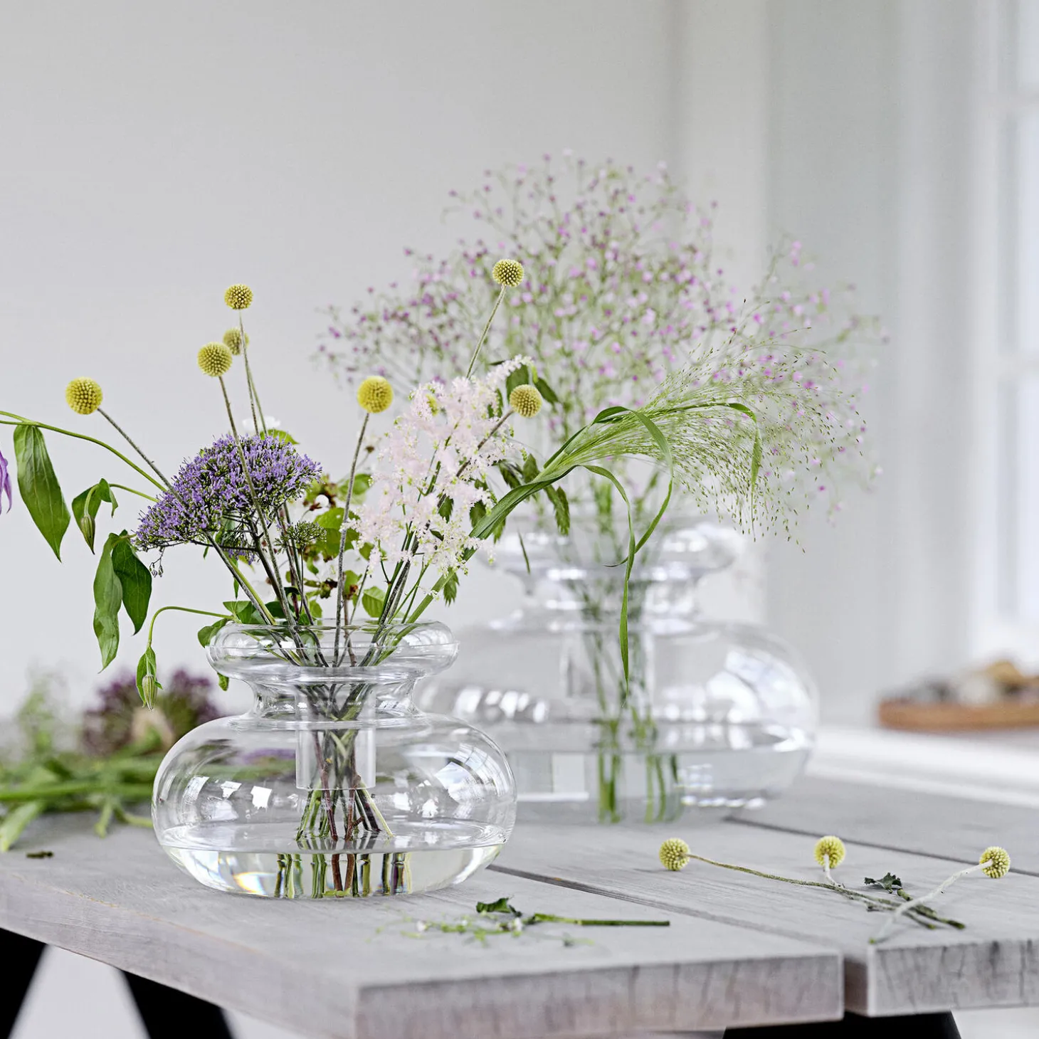 Inu vase, pure clear