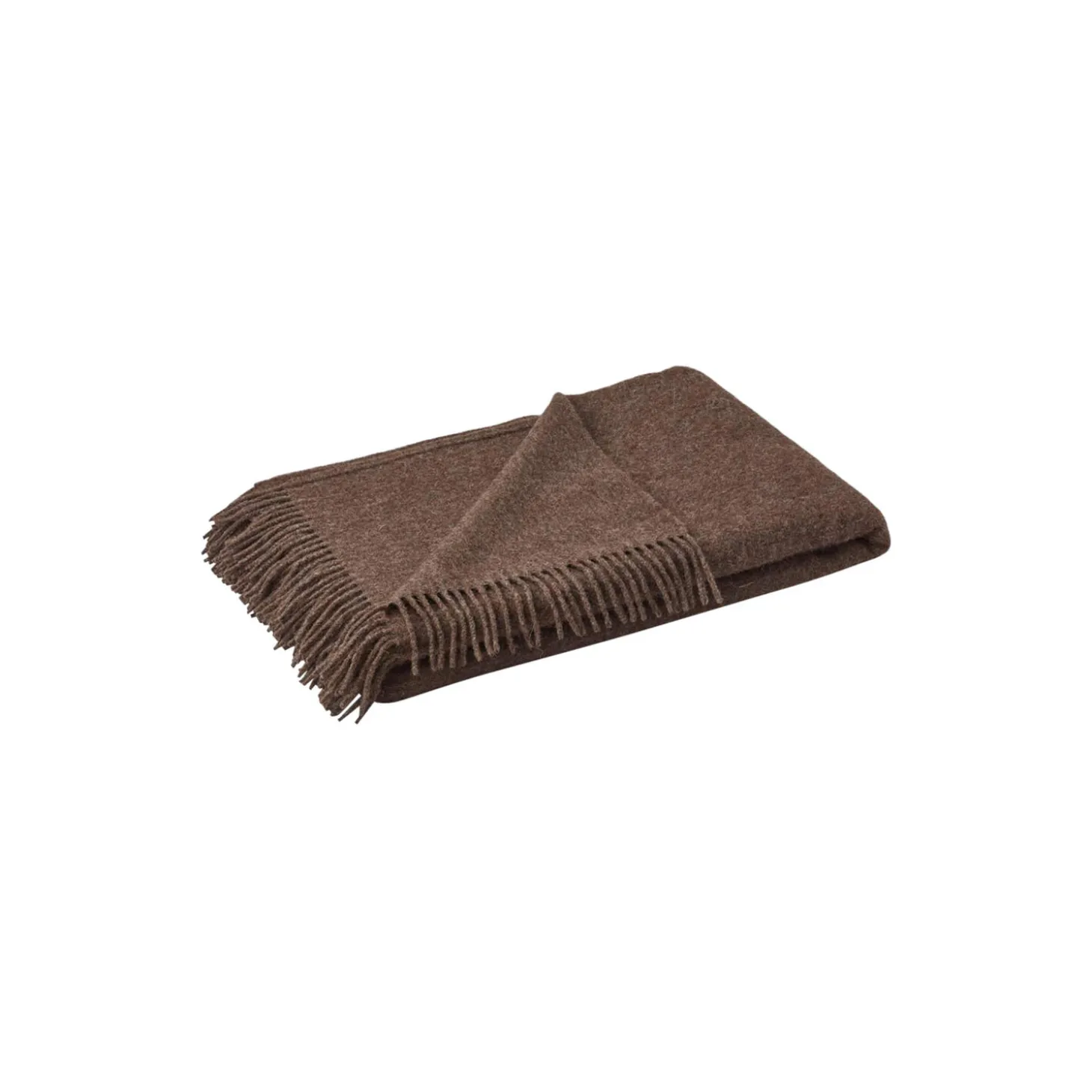 Julia uldplaid, dark brown