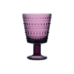 Kastehelmi glas på fod 2 stk., calluna