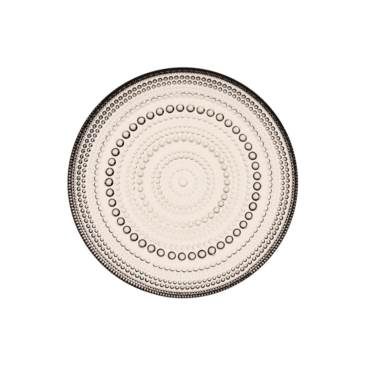 Kastehelmi tallerken Ø 17 cm, linen