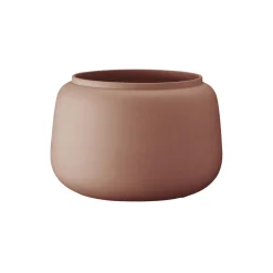 Klassisk vase bred stor, terracotta