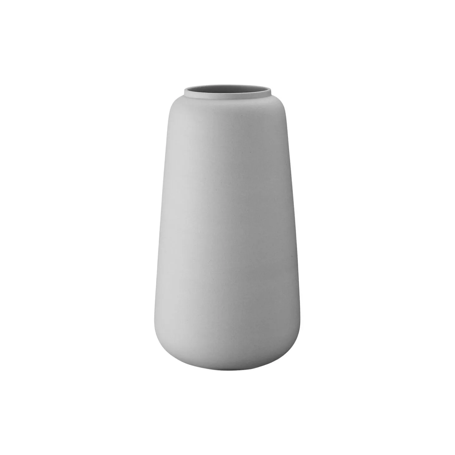 Klassisk vase høj, grå