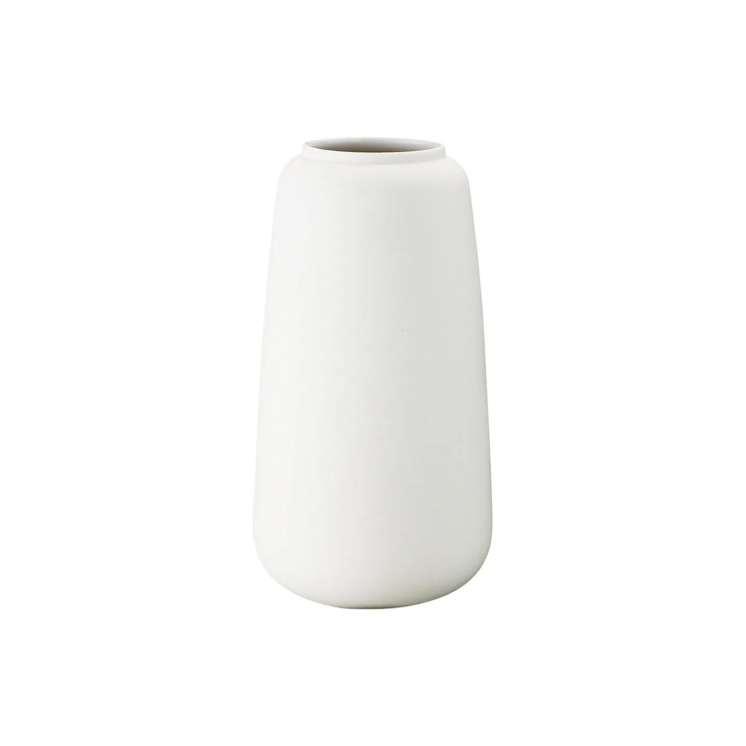 Klassisk vase høj, hvid