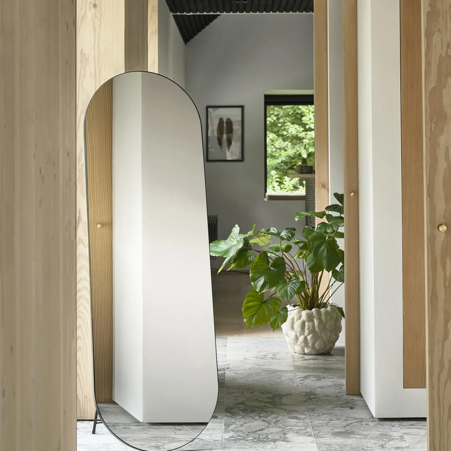 Klast vase/skjuler, offwhite