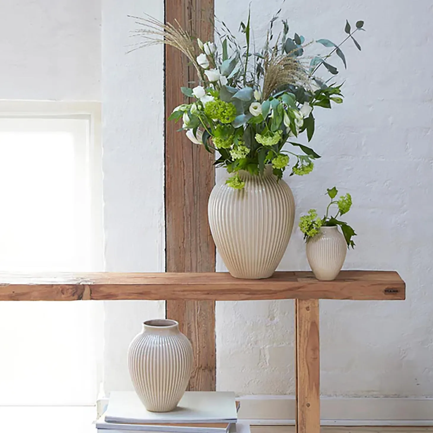 Knabstrup vase ripple, sand