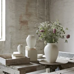 Knabstrup vase, white