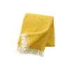 Knut Uld plaid, saffron