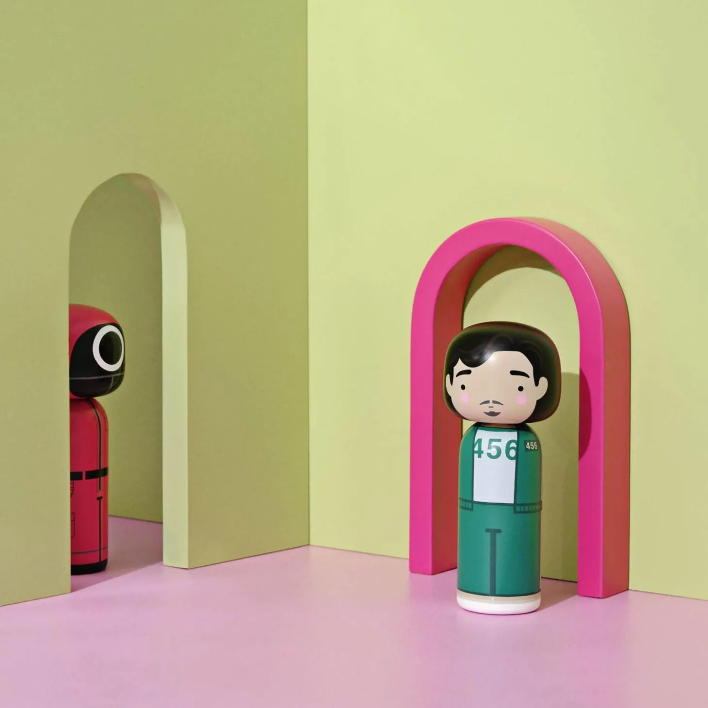 Kokeshi Maskeret arbejder