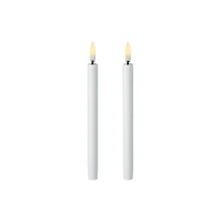 LED Christmas Tree Taper Candles 2 pcs