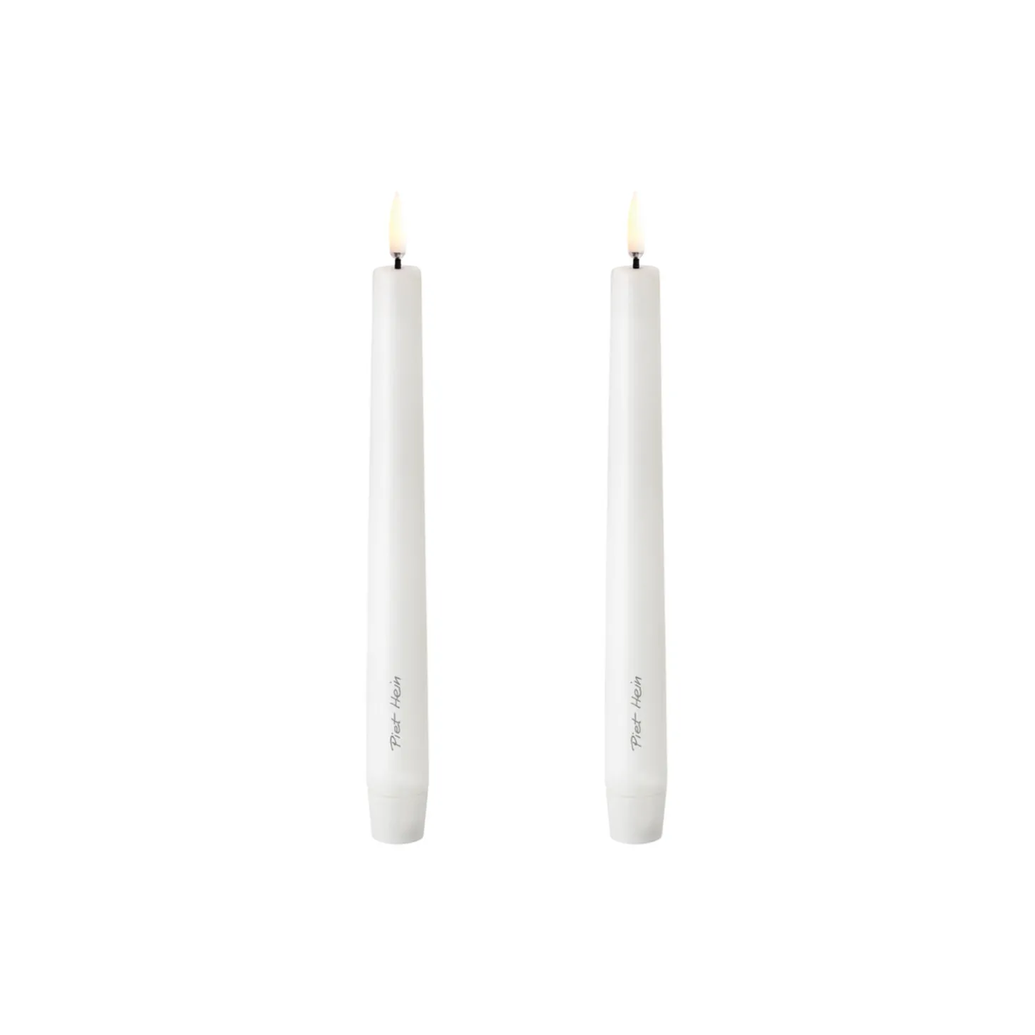 LED Kronelys 2-pak, hvid