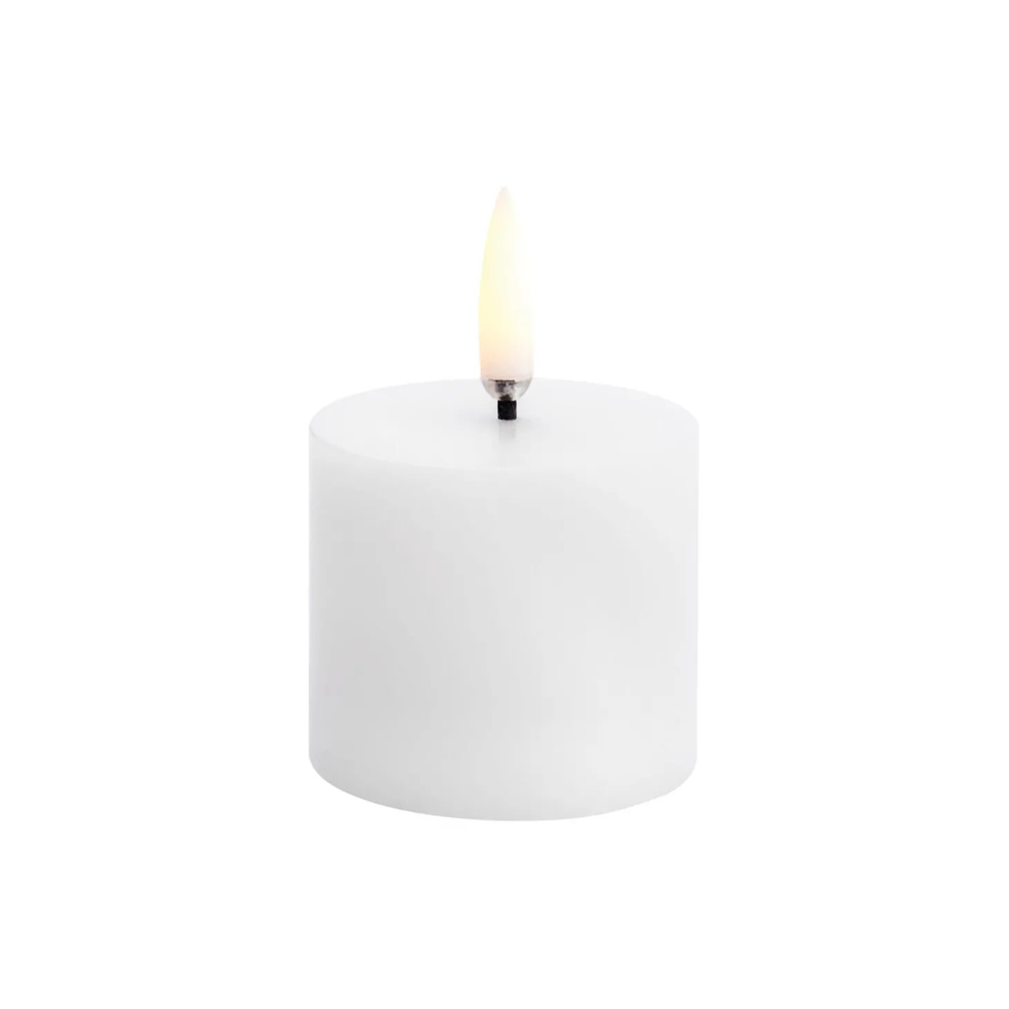LED Mini Pillar Candle 4.5 cm, nordic white