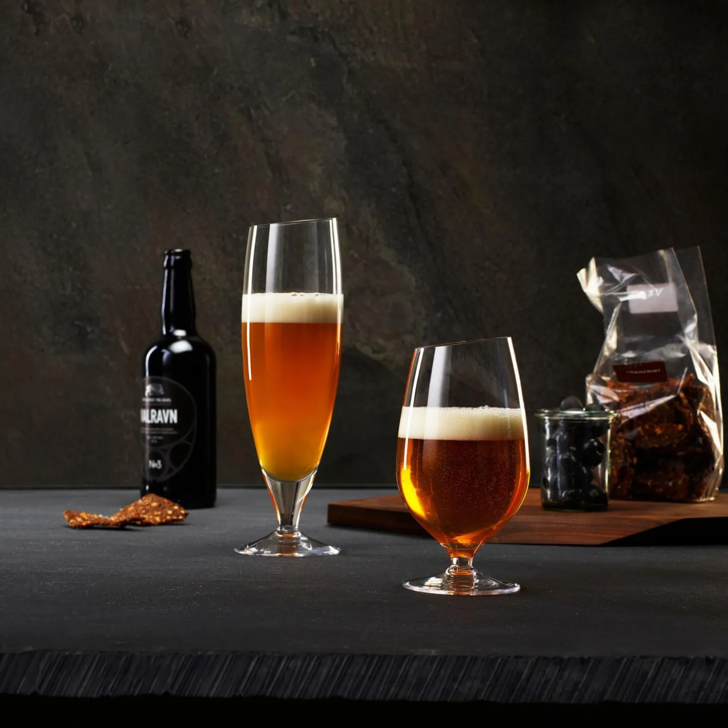 Ølglas stor 2 stk.