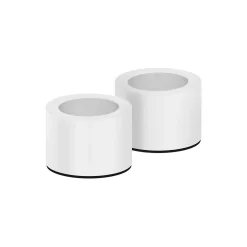 Light Candleholder 2 pcs, matte white