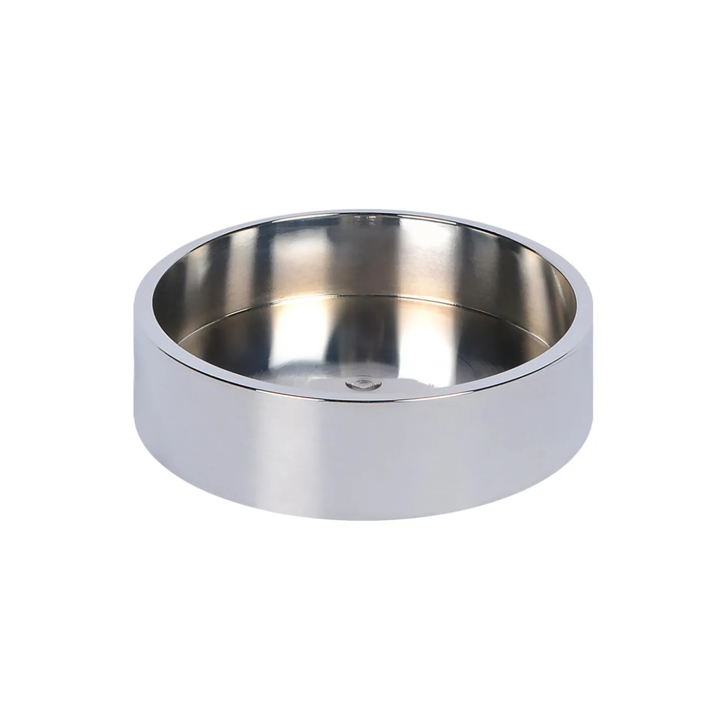 Light Candleholder pillar, chrome