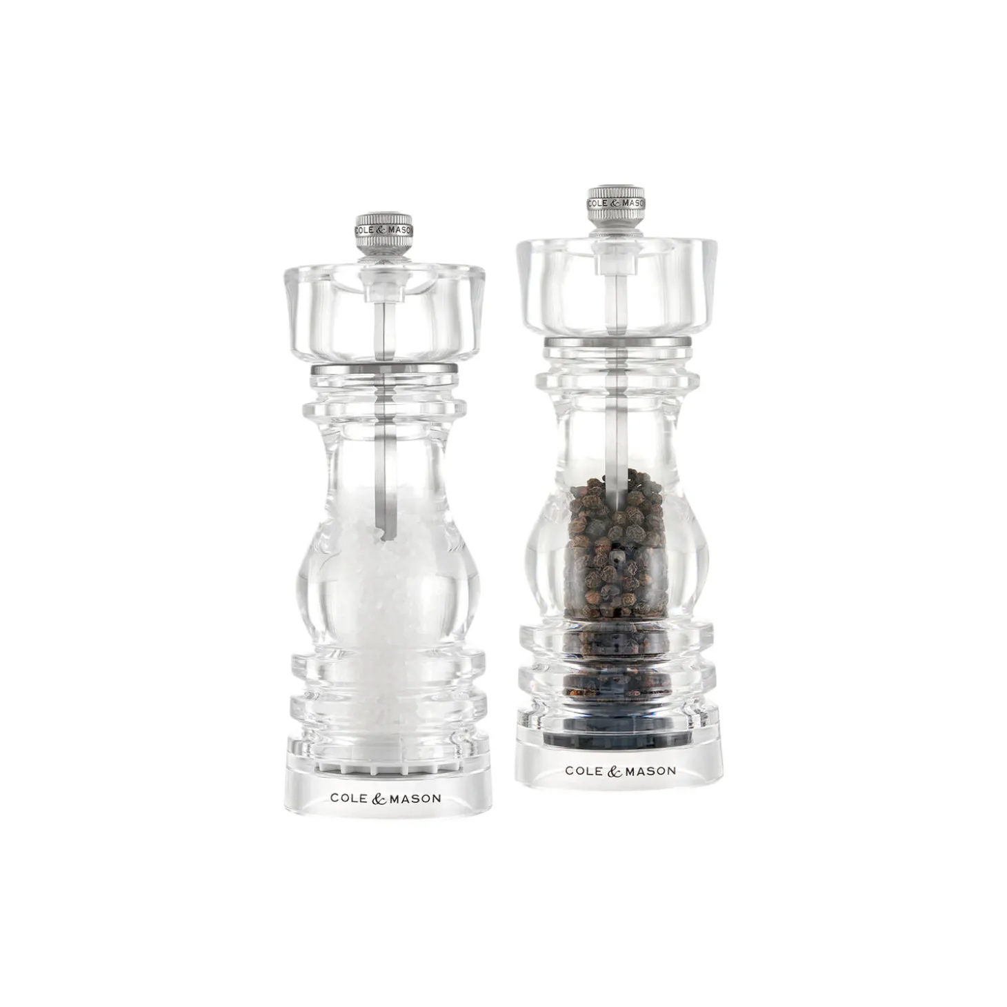 London Salt and pepper set, acrylic