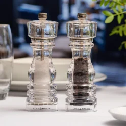 London Salt and pepper set, acrylic