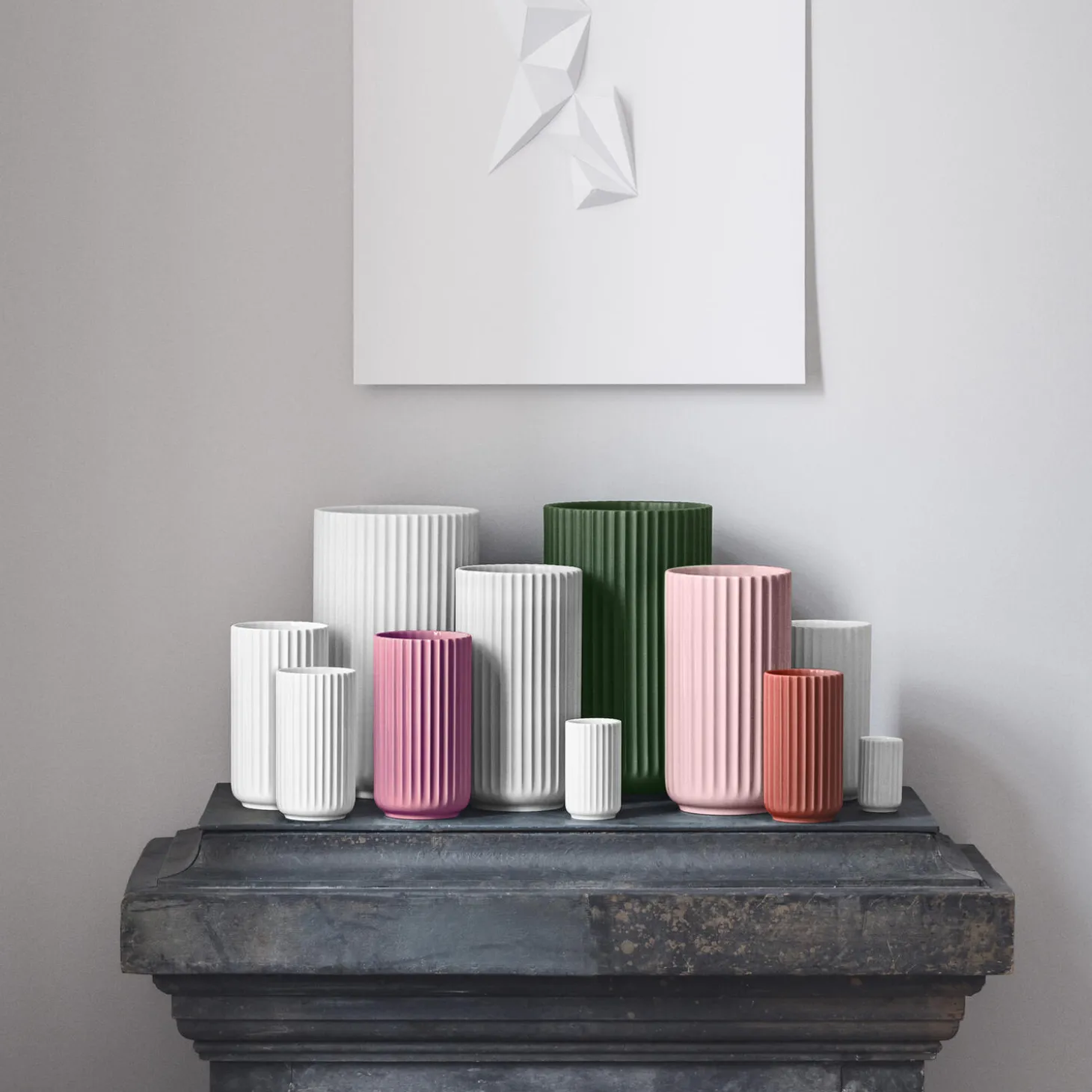 Lyngby Vase, rød
