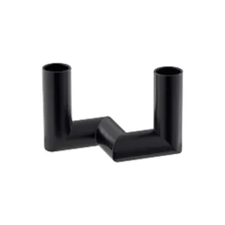 Matrix Mini Taper Candleholder 2 Arm, matte black