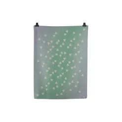 MELVIN Half Size Throw, turquoise/lavender