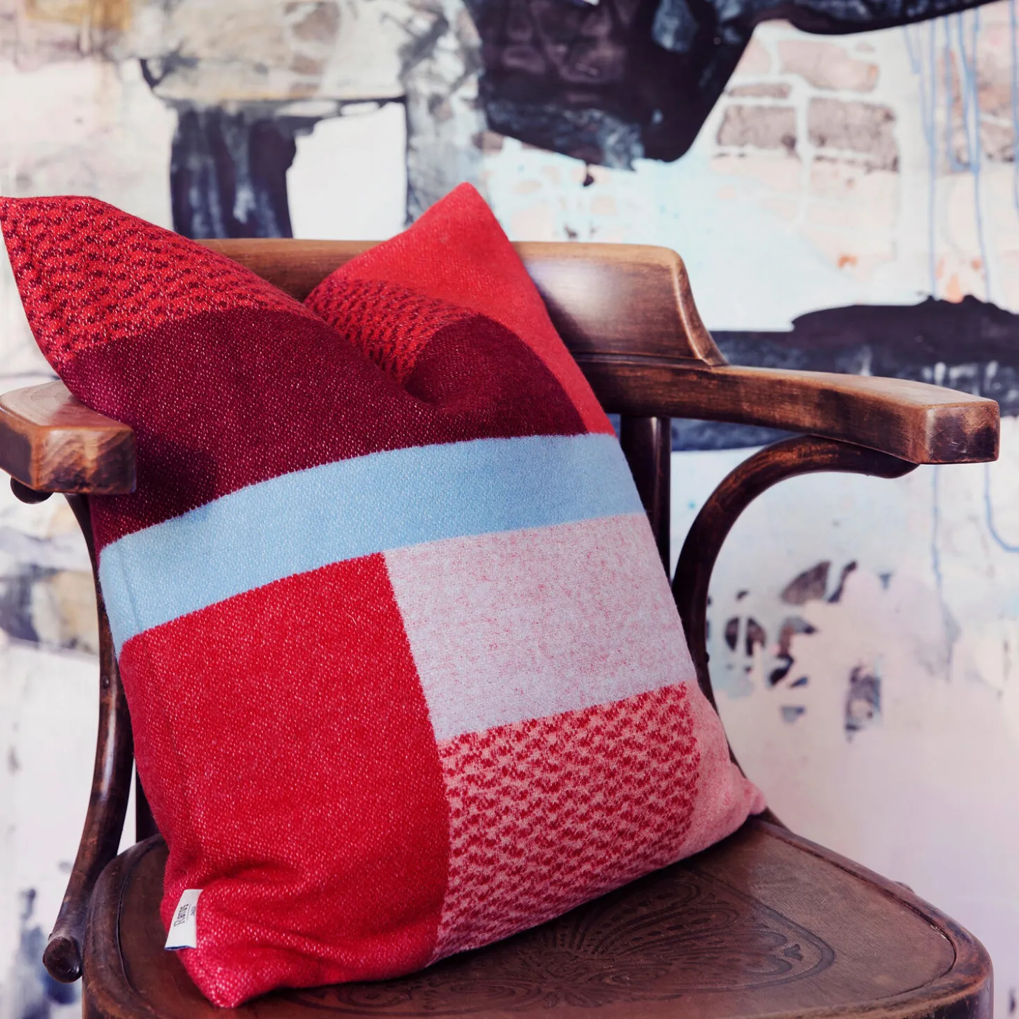 MIKKEL Cushion, red
