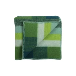 MIKKEL Half Size Throw, green