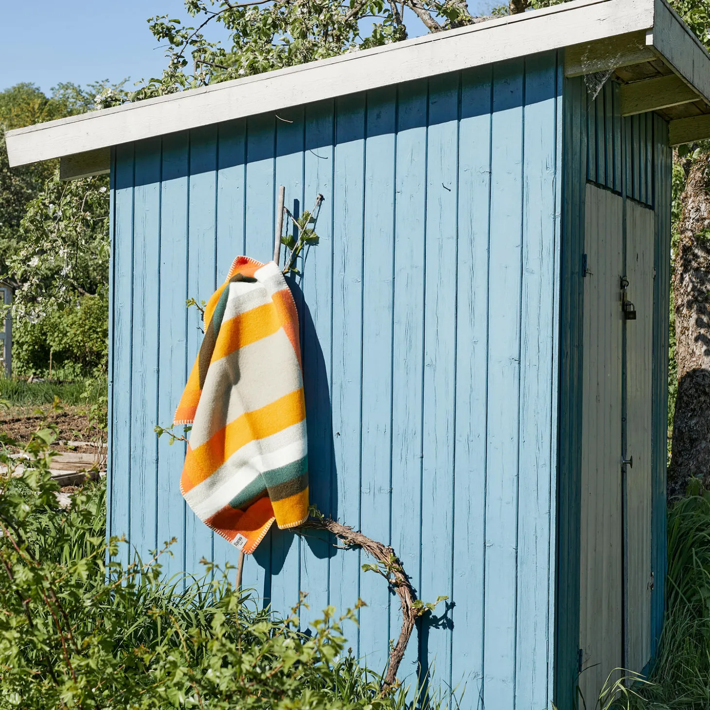 MIKKEL Half Size Throw, orange