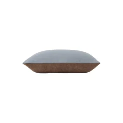 Mingle Cushion, copper brown/light blue