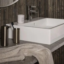 MODO Soap Dispenser, brass/metallic finish