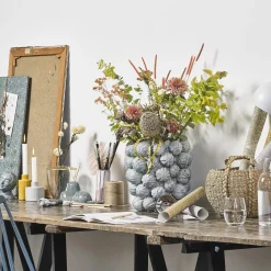 Molde vase/skjuler, ballad blue