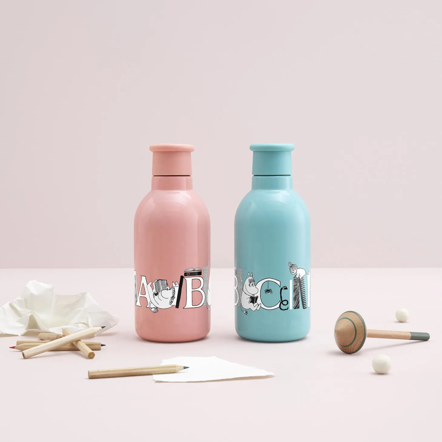 Moomin ABC termoflaske 0,5 L, moomin salmon