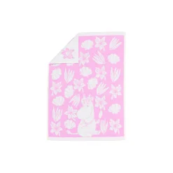 Mumi badehåndklæde seashells pink