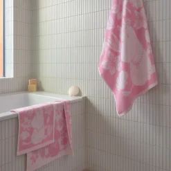 Mumi håndklæde seashells pink