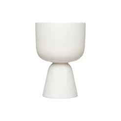 Nappula urtepotte small, hvid