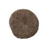Newzealandsk korthåret & krøllet lammeskindspude, taupe