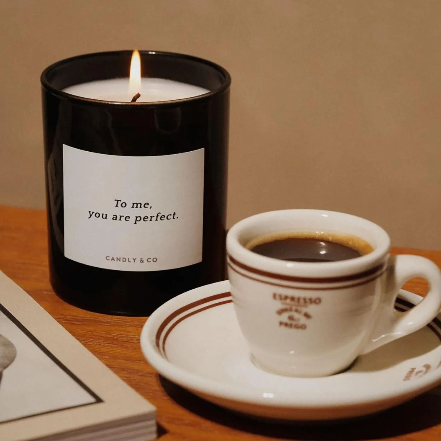 No. 8 Candle, To me, you are perfect
