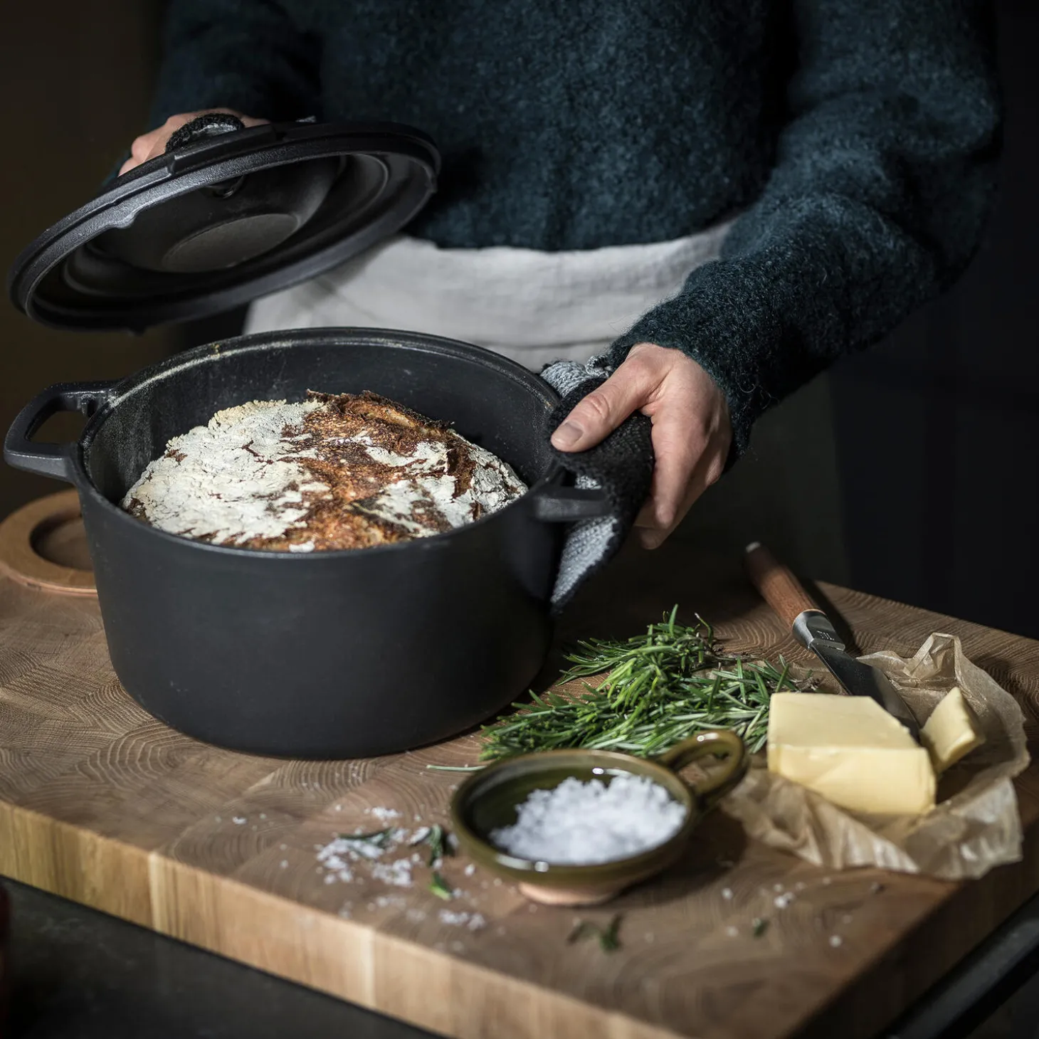 Norden støbejernsgryde 6 L, black
