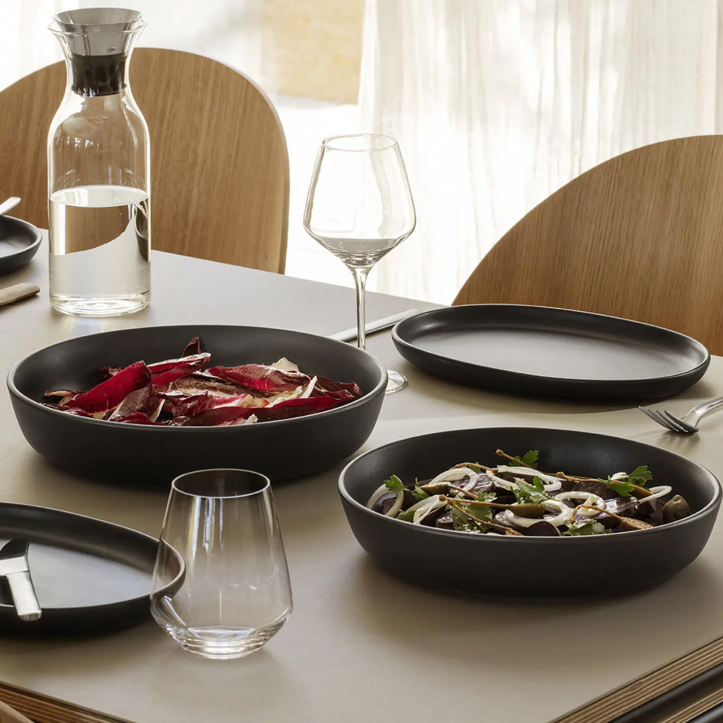 Nordic Kitchen salatskål lav Ø 28 cm