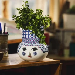 Olga Vase, blå