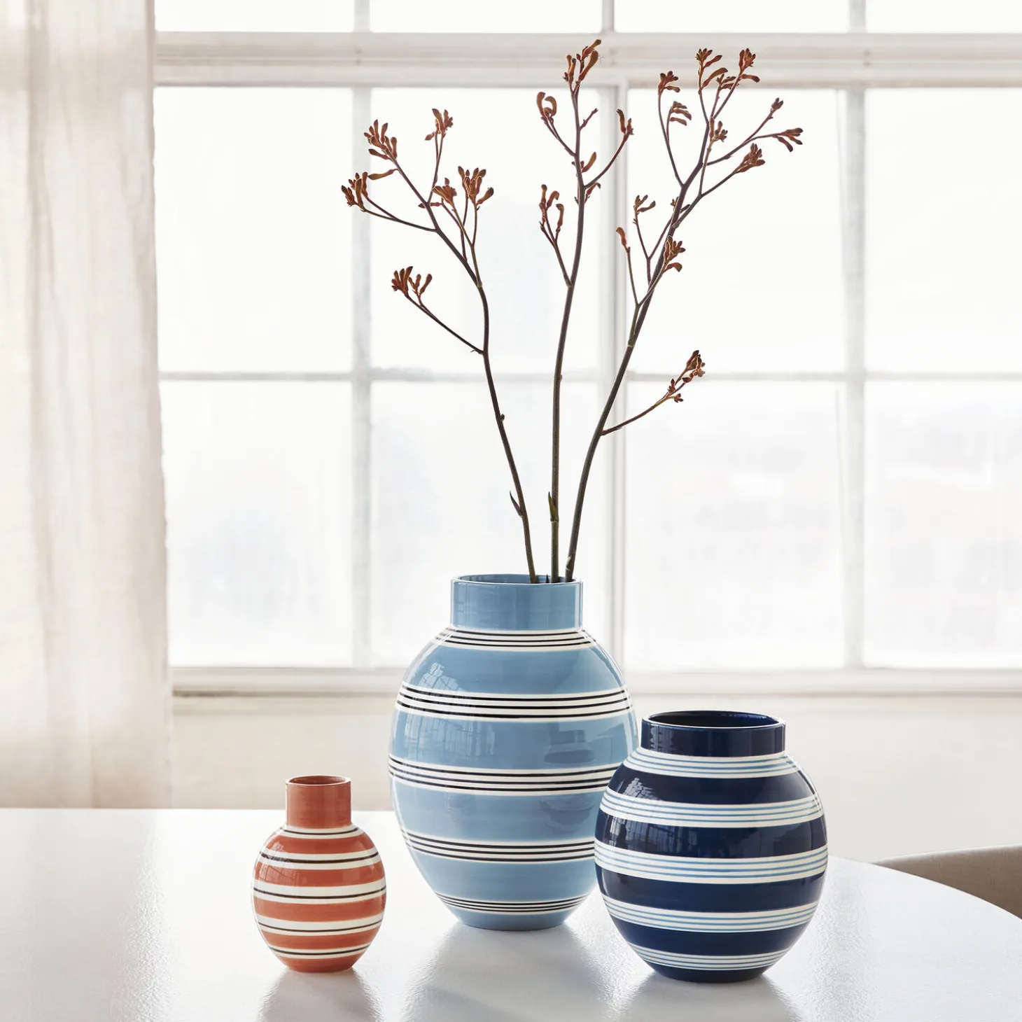 Omaggio Nuovo vase, mørk blå