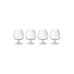 Optica cognacglas 4 stk.