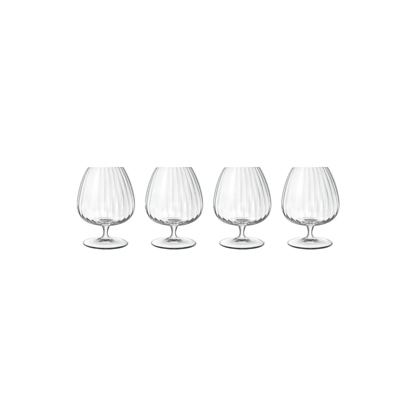 Optica cognacglas 4 stk.