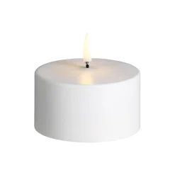 Outdoor LED Pillar Candle 5 cm, white